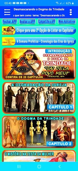 Run android online APK Desmascarando o Dogma da Trindade [Offline] from MyAndroid or emulate Desmascarando o Dogma da Trindade [Offline] using MyAndroid